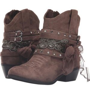Not Rated Women's Midas Ankle Bootie cowboy fancy boots